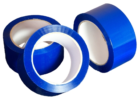 1 Roll of Blue Coloured Low Noise Packing Tape 50mm x 66m